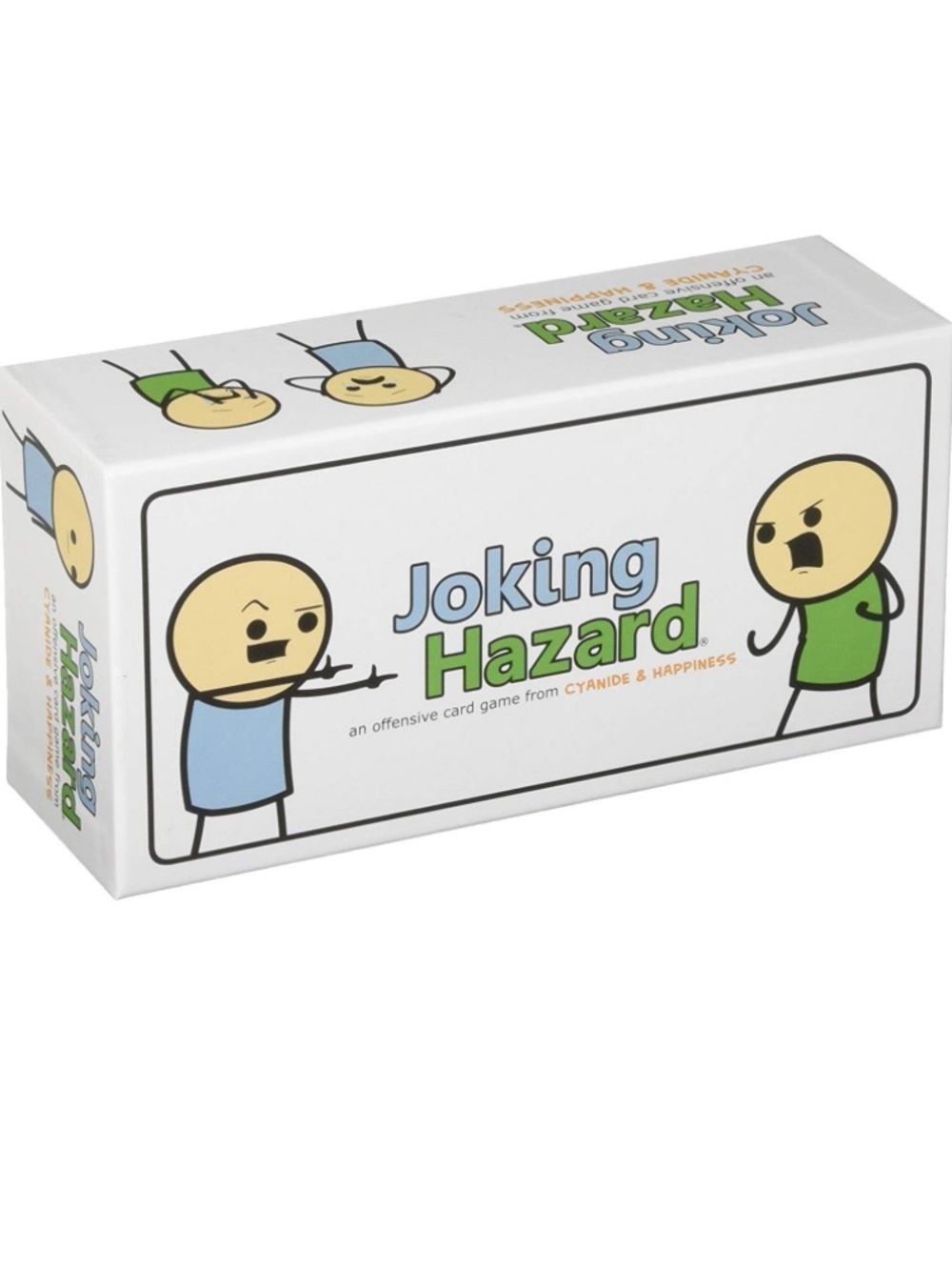 Joking Hazard Card Game by Cyanide & Happiness - White Box with Blue & Green Art